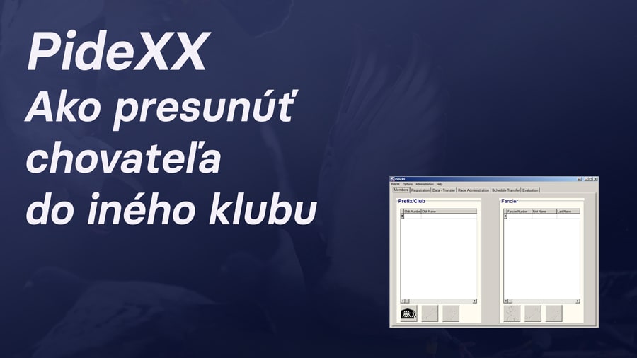 Ako presunúť chovateľa do iného klubu